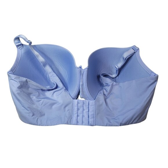 Torrid Curve Underwire Bra Purple Periwinkle 40DDD Pad Seamless Adj Second Skin - Picture 5 of 10